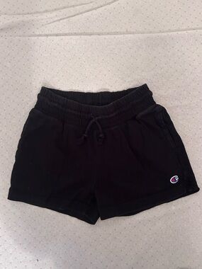 Champion Black Women's Drawstring Athletic Shorts